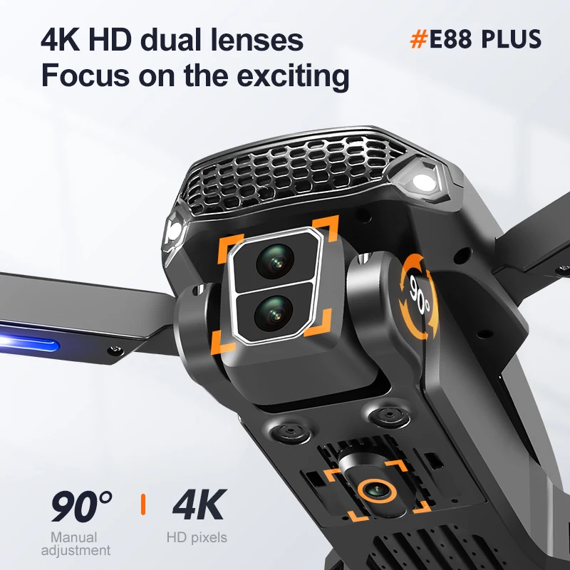 طائرة بدون طيار E88 Plus Quadc - مراجعة Drone Battery Case وسعره