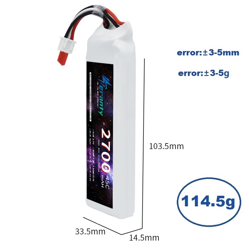 بطارية ليبو بمقبس T ، RC ، FPV - مراجعة Drone Battery Connector وسعره