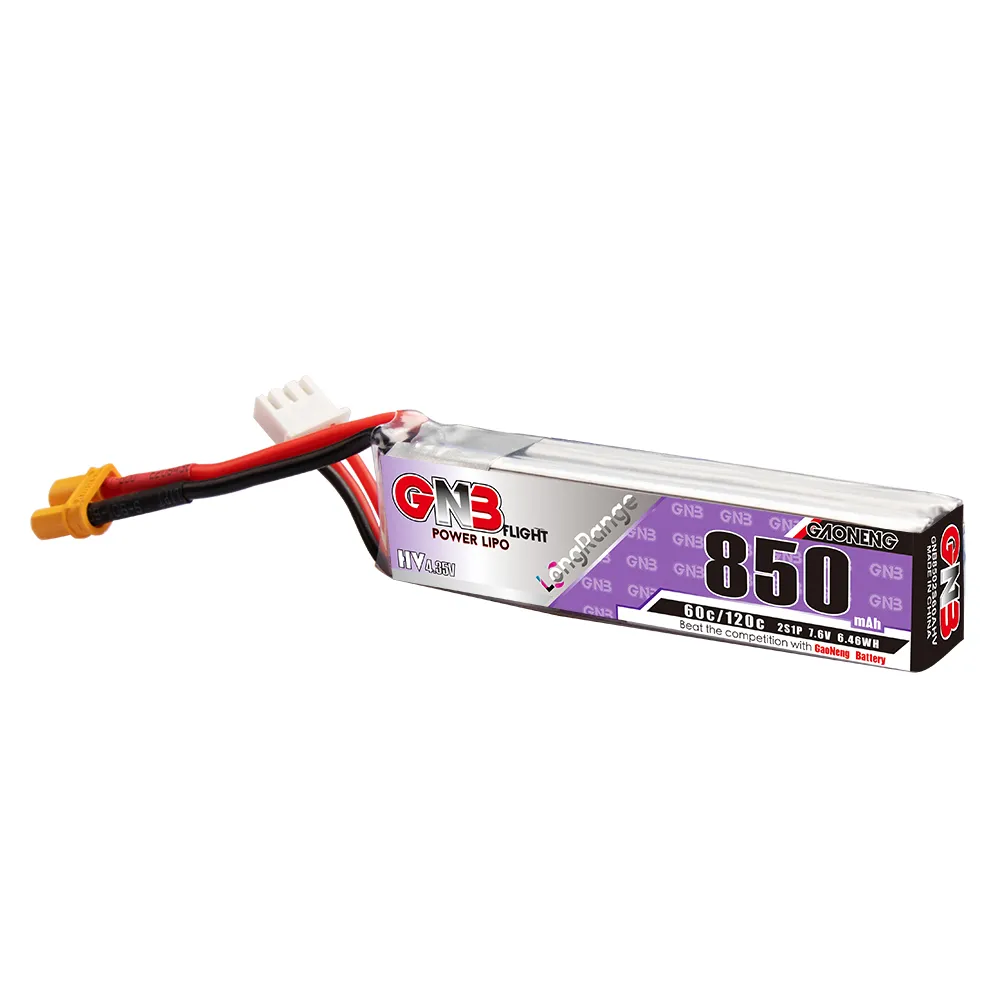 بطارية GAONENG GNB LiPo 850mAh - مراجعة Drone Battery Li-Ion وسعره