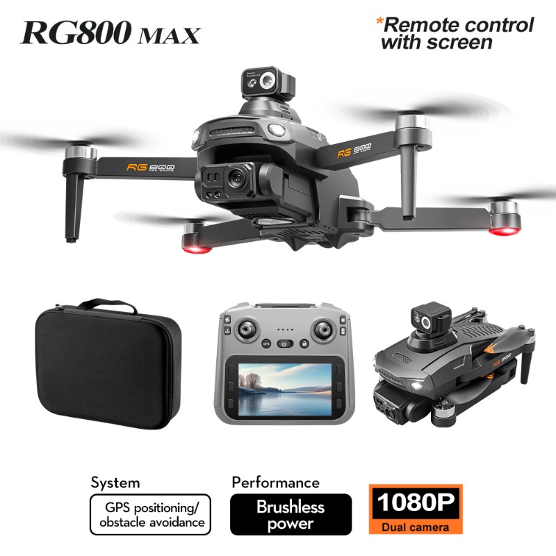 طائرة بدون طيار RG800 MAX جديد - مراجعة Drone Battery Box وسعره