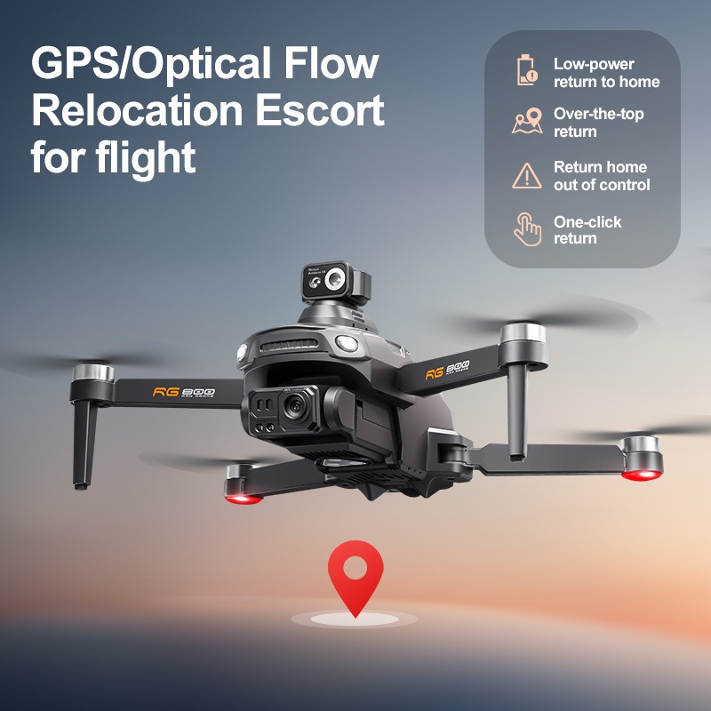 طائرة بدون طيار RG800 MAX جديد - مراجعة Drone Battery Box وسعره